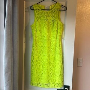 Jcrew bright yellow dress